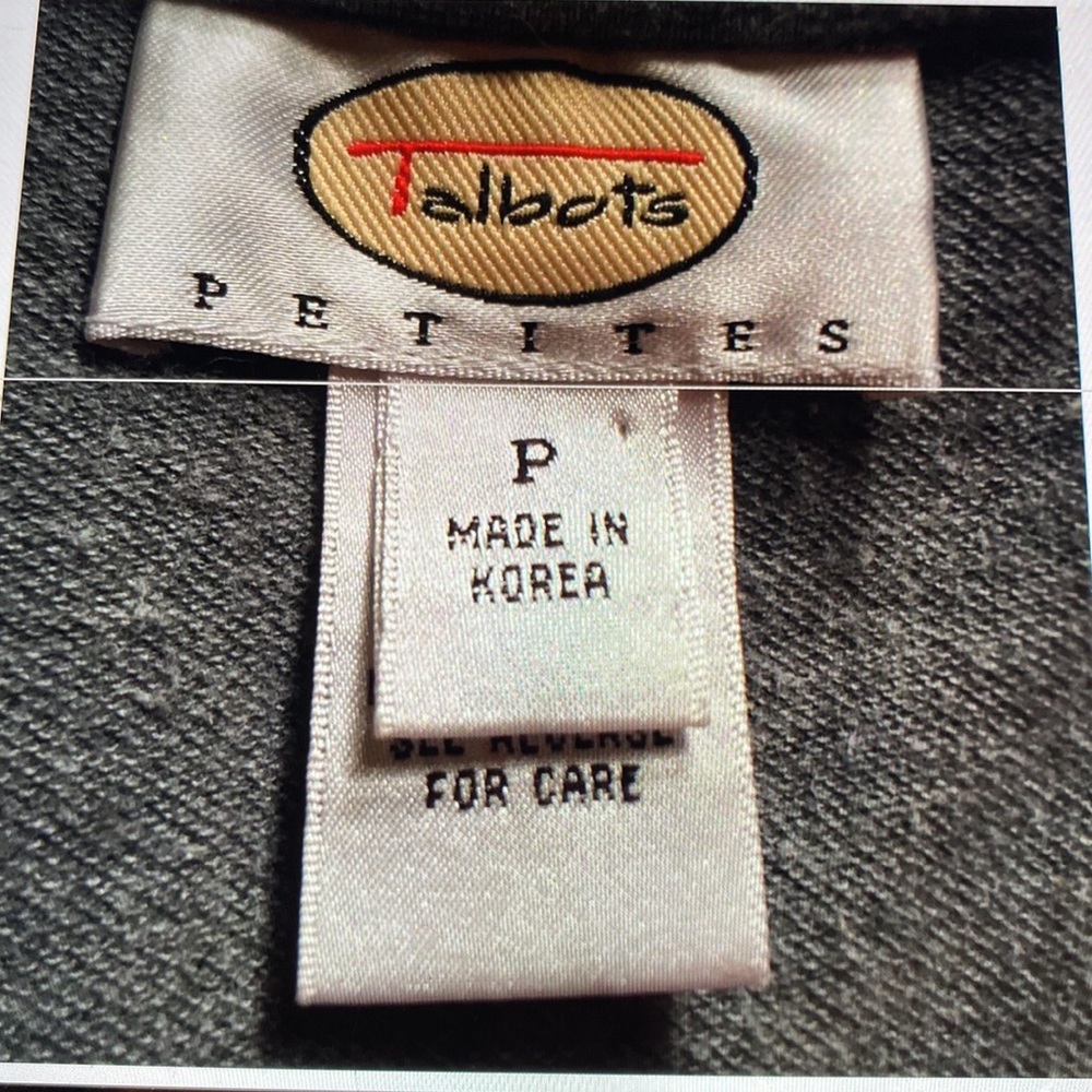 Talbots Cropped athletic jacket. XS/S P - Picture 4 of 5